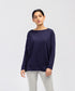 Women's Boat Neck Long Sleeve Tee